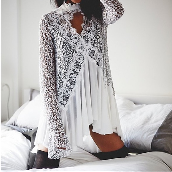 Free People Secret Origins Lace Dress - Picture 6 of 7